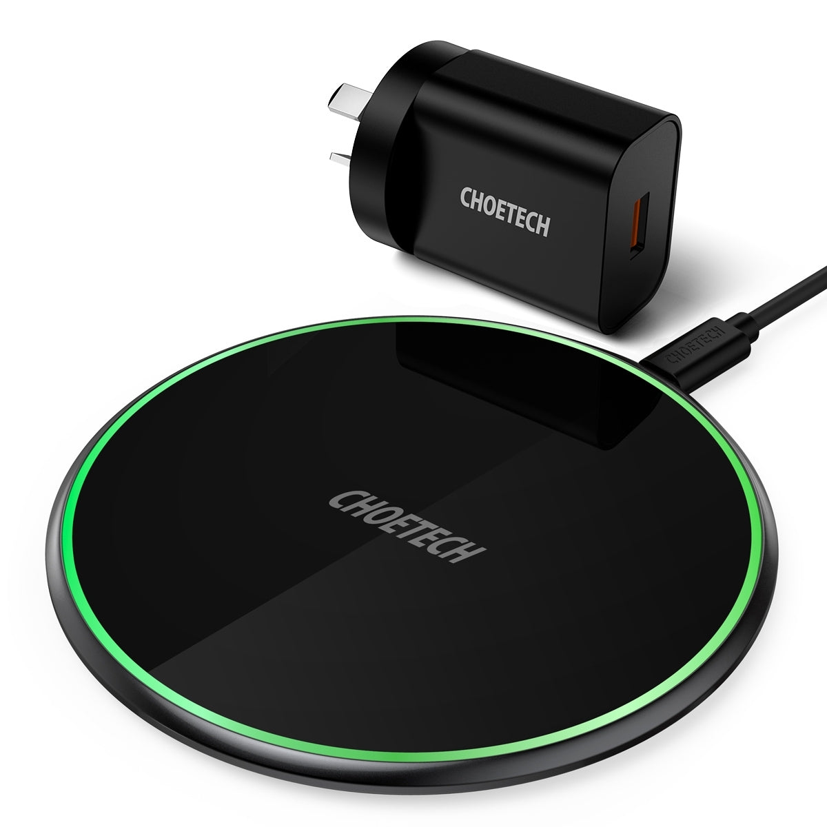 15W Wireless Charging Pad With Ac Adapter