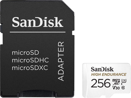 High Endurance Microsdhc 256Gb Card Uhs-I C10 U3 V30
