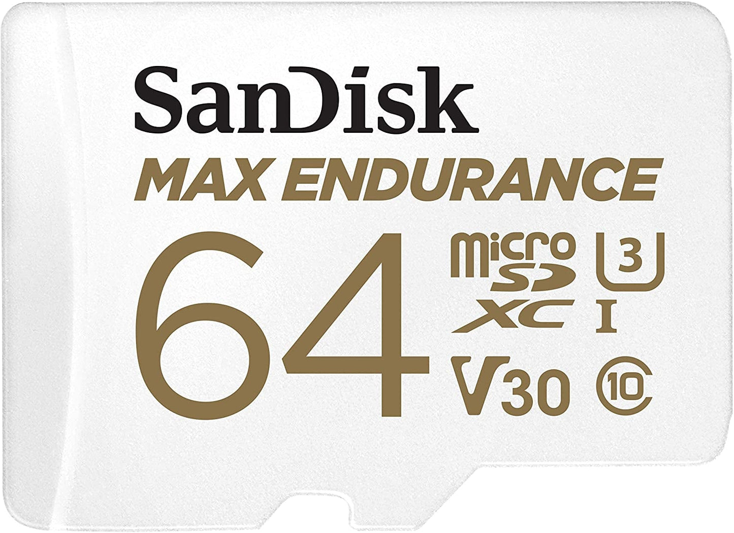 Max Endurance Microsdxc Card Sqqvr 64G (30 000 Hrs) Uhs-I C10 U3 V30