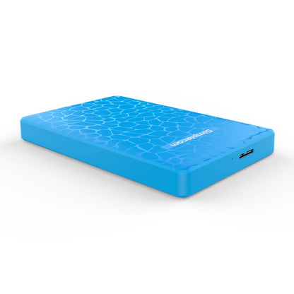 Compact Tool-Free 2.5'' Sata To Usb 3.0 Hdd/Ssd Enclosure Blue