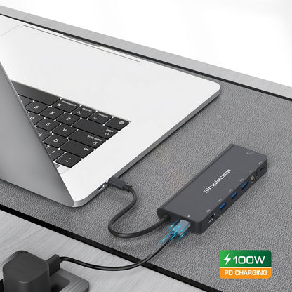 CHT590 USB-C SuperSpeed 9-in-1 Multiport Docking Station HDMI 2.0