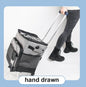 36L Trolley Cooler Picnic Bag for 60 Cans - Grey Elegance