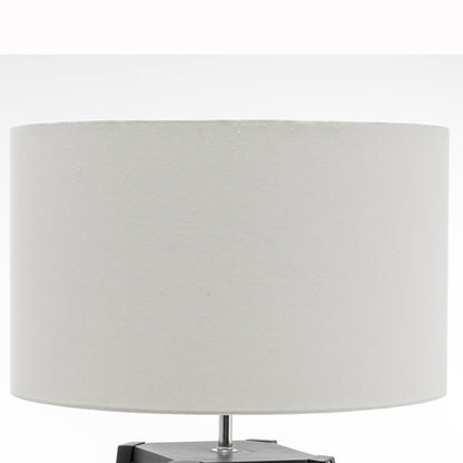 3 Tier Natural Wood Floor Lamp W/ Storage Shelves