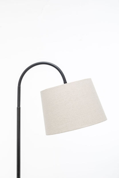 Tripod Floor Lamp Side Table With Shelf & Usb Charger