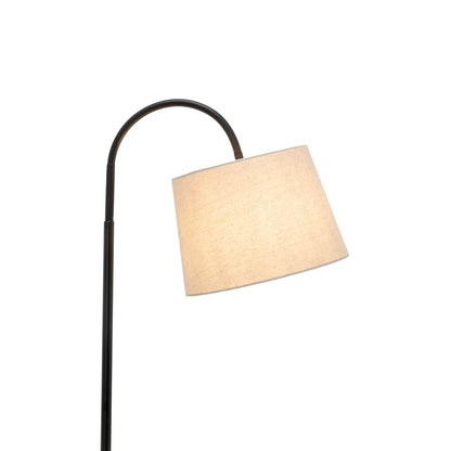 Tripod Floor Lamp Side Table With Shelf & Usb Charger