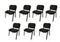 Stackable Office Conference Visitor and Community Chairs Blue