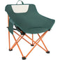Black Outdoor Folding Camping Chair - Portable Lounge Chair, Lightweight Beach Chair