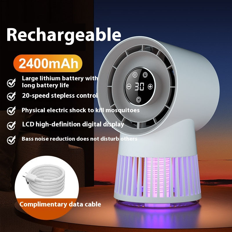 Compact Mosquito Killer Lamp - 2400mAh Battery