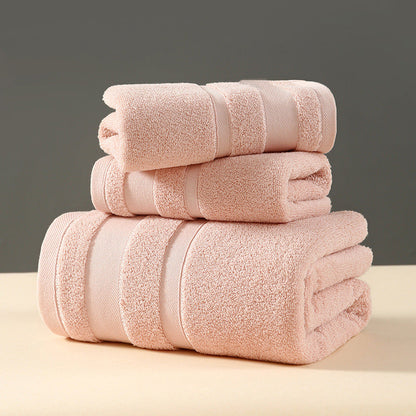 Luxury 3-Piece 100% Cotton Towel Set - Blue