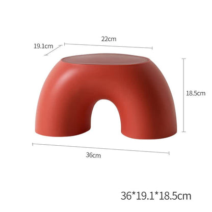 Elegant Yellow Minimalist Footstool - Durable & Anti-Slip