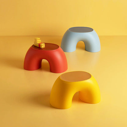 Elegant Yellow Minimalist Footstool - Durable & Anti-Slip