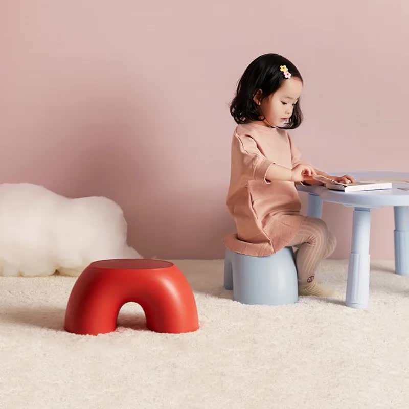 Elegant Yellow Minimalist Footstool - Durable & Anti-Slip
