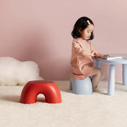 Elegant Yellow Minimalist Footstool - Durable & Anti-Slip