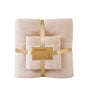 Soft Beige Absorbent Towel Set - Wrap & Bath Towels