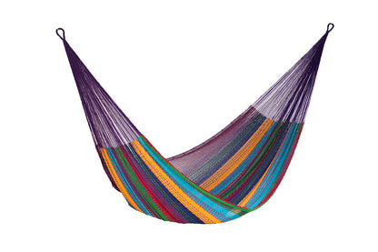 Queen Size Cotton Mexican Hammock in Coloring Color