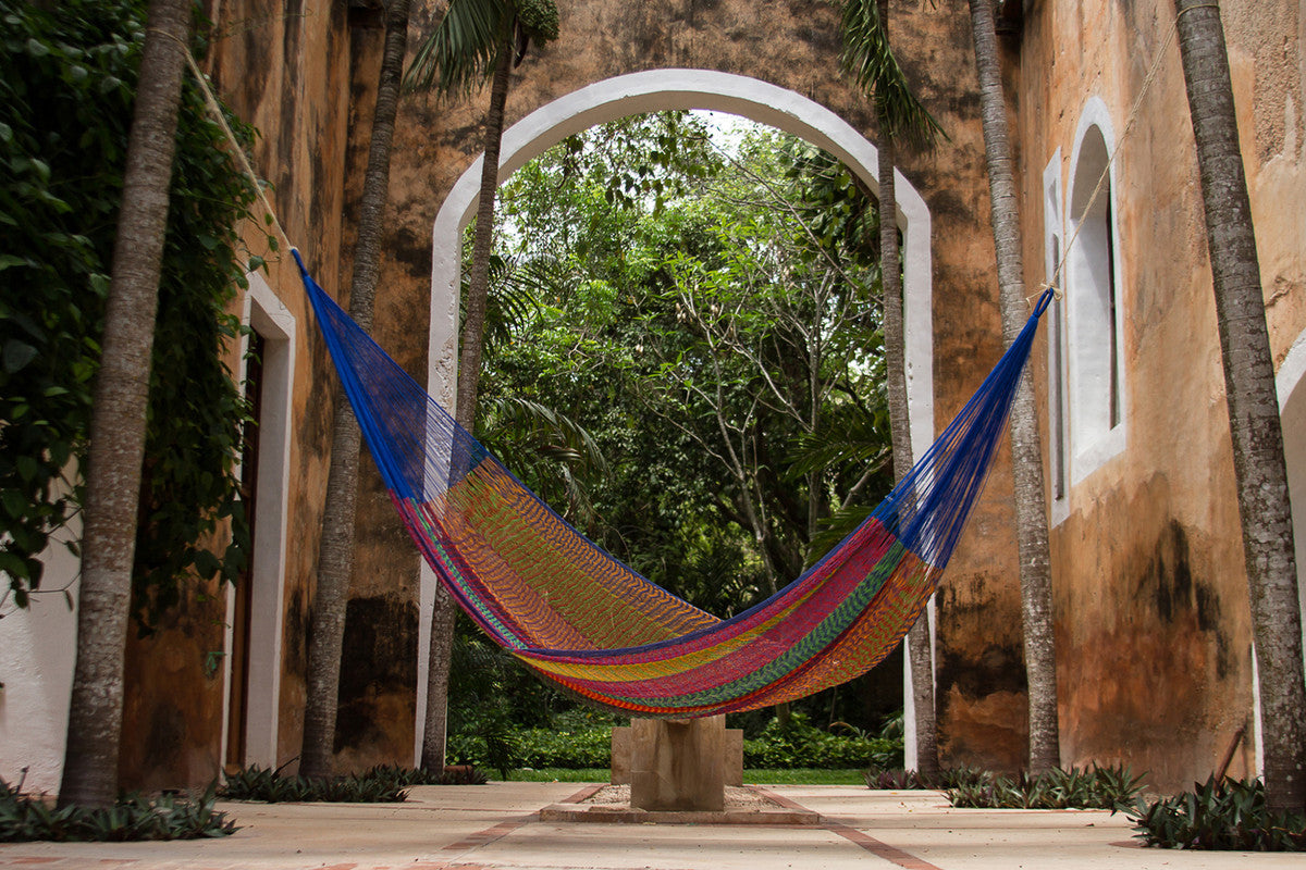King Size Cotton Mexican Hammock in Mexicana Colour
