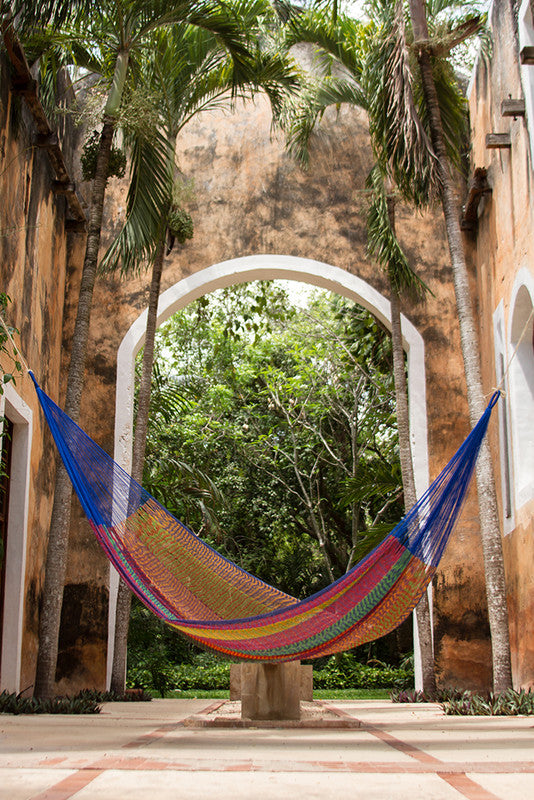 King Size Cotton Mexican Hammock in Mexicana Colour