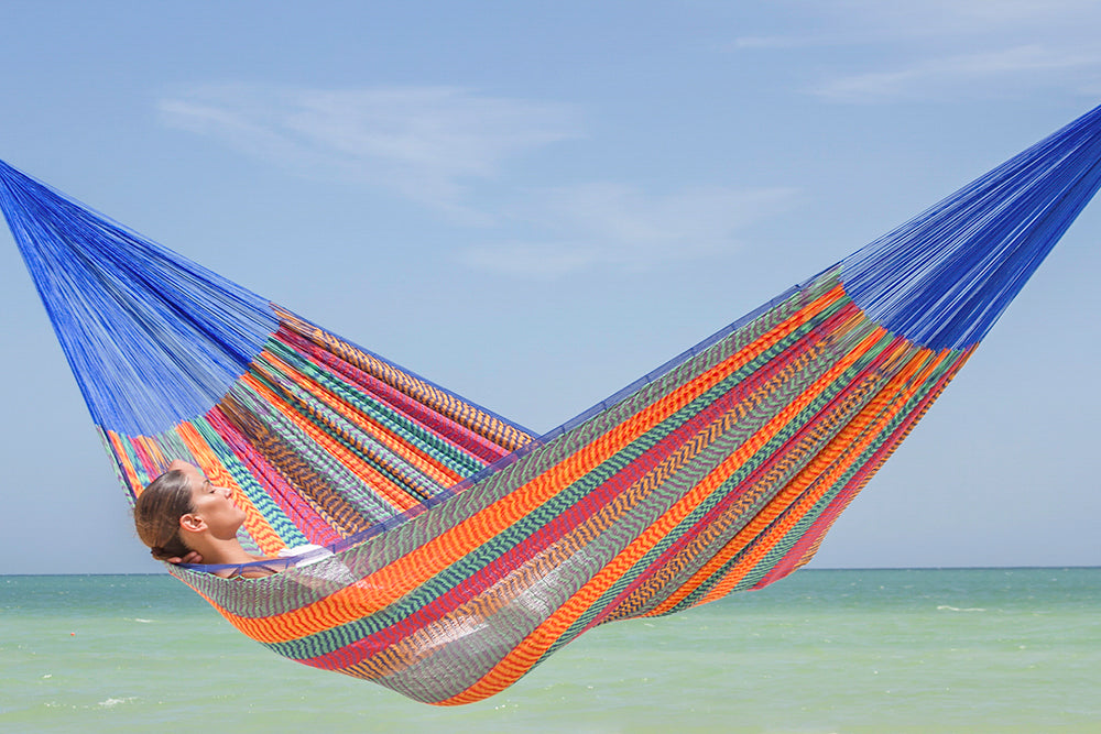 King Size Cotton Mexican Hammock in Mexicana Colour