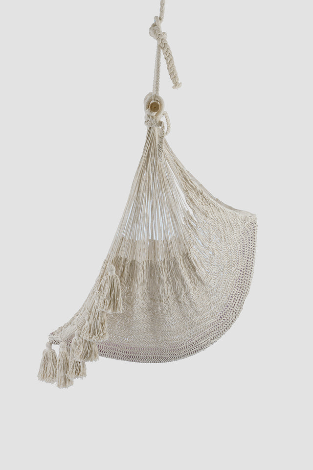 Hammock Swing Chair In Plain Cream