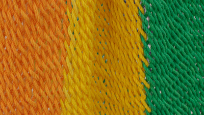 Extra Large Outdoor Cotton Mexican Hammock Chair In Rainbow Colour