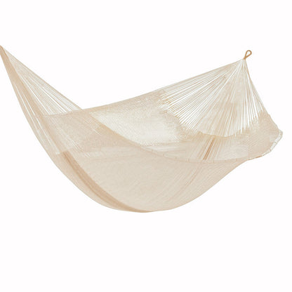 Jumbo Size Super Nylon Mexican Hammock In Cream Colour