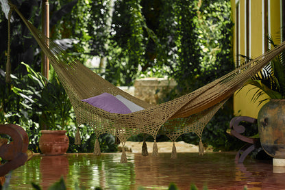 Outdoor Undercover Cotton Hammock King Cedar