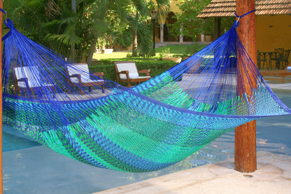 Outdoor Undercover Cotton Hammock Family Size Caribe