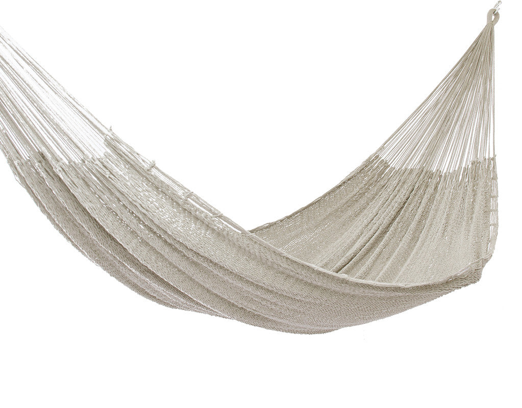Outdoor Undercover Cotton Hammock Family Size Marble
