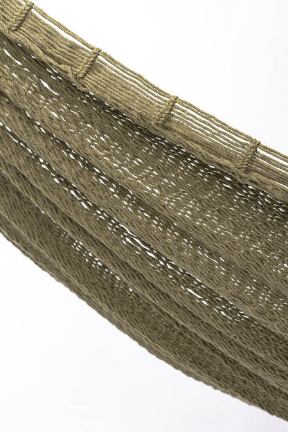 Outdoor Undercover Cotton Hammock King Size Cedar