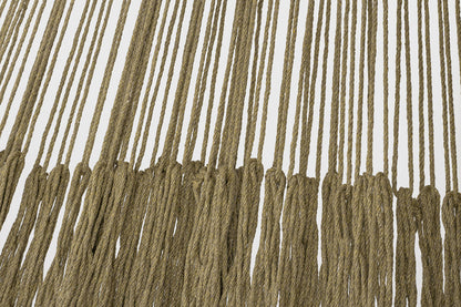 Outdoor Undercover Cotton Hammock King Size Cedar
