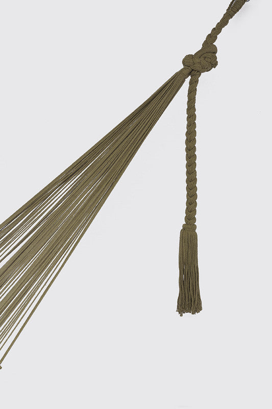 Outdoor Undercover Cotton Hammock King Size Cedar