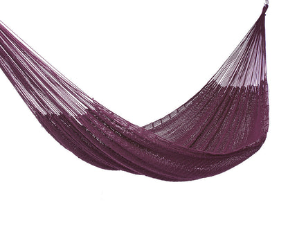Outdoor Undercover Cotton Hammock King Size Maroon