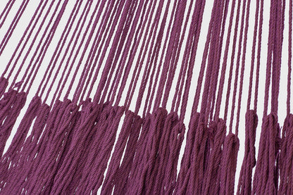 Outdoor Undercover Cotton Hammock King Size Maroon