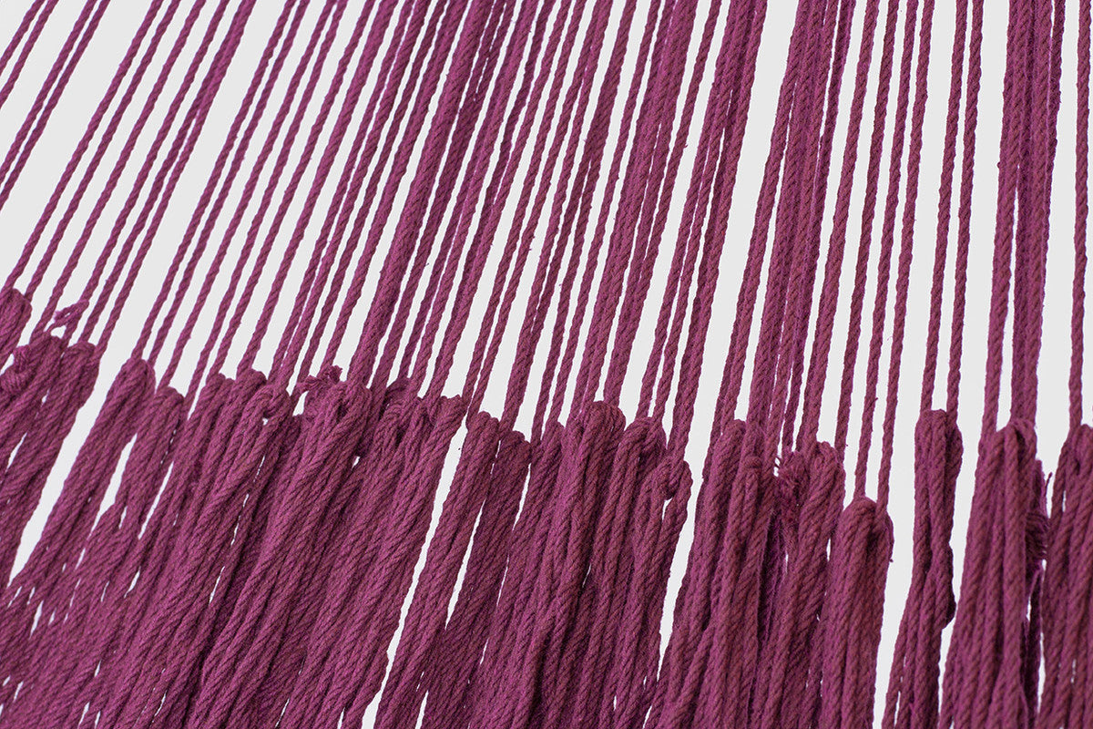 Outdoor Undercover Cotton Hammock King Size Mexican Pink