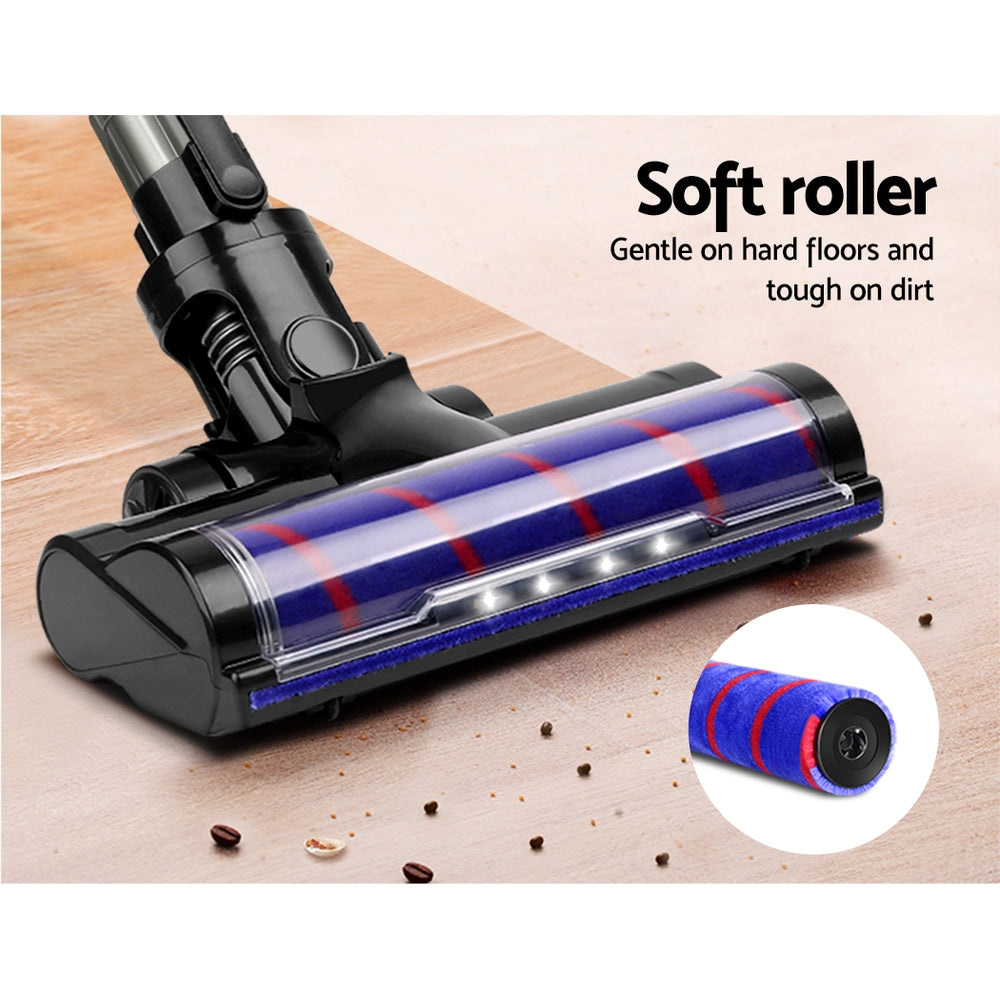 Durable Devanti Cordless Vacuum Cleaner with Roller Brush - 150W