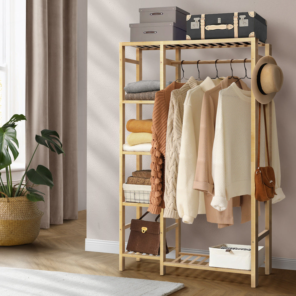 Maximize Space with Clothes Organizer Storage Rack Shelves