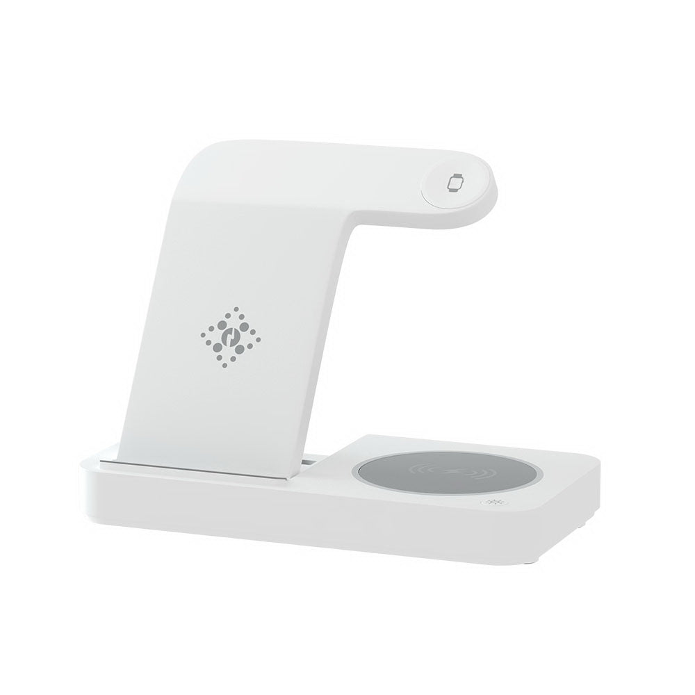Wireless Charger Dock Fast Charging for Phone White