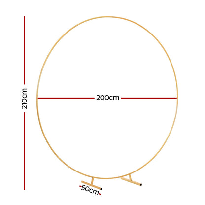 2m Round Backdrop Stand - Wedding Balloon Party Display