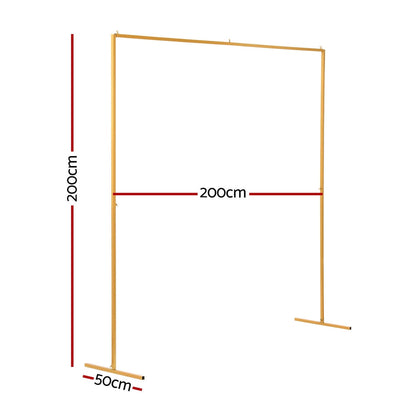 Stylish Wedding Backdrop Stand - Golden