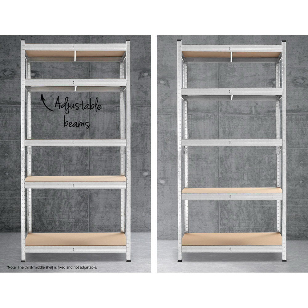 0.9M Warehouse Shelving Racking Storage Garage Steel Metal Shelves Rack