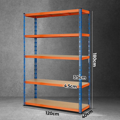 Sharptoo Garage Shelving Warehouse Shelves Storage Rack Pallet Racking 1.8x1.2m