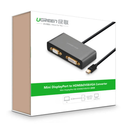 3-In-1 Mini Displayport To Hdmi&Vga&Dvi Converter - Black (10440)