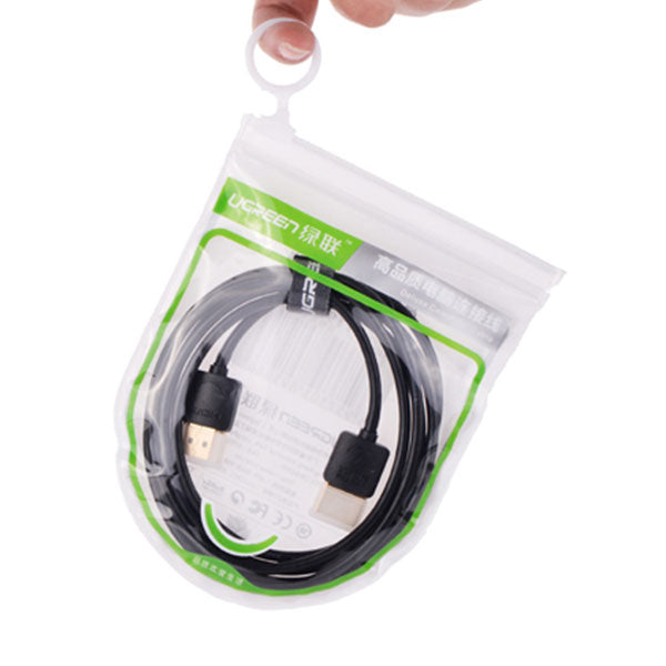 High Speed With Ethernet Full Copper Ultra Slim Hdmi Cable 2M (11199)