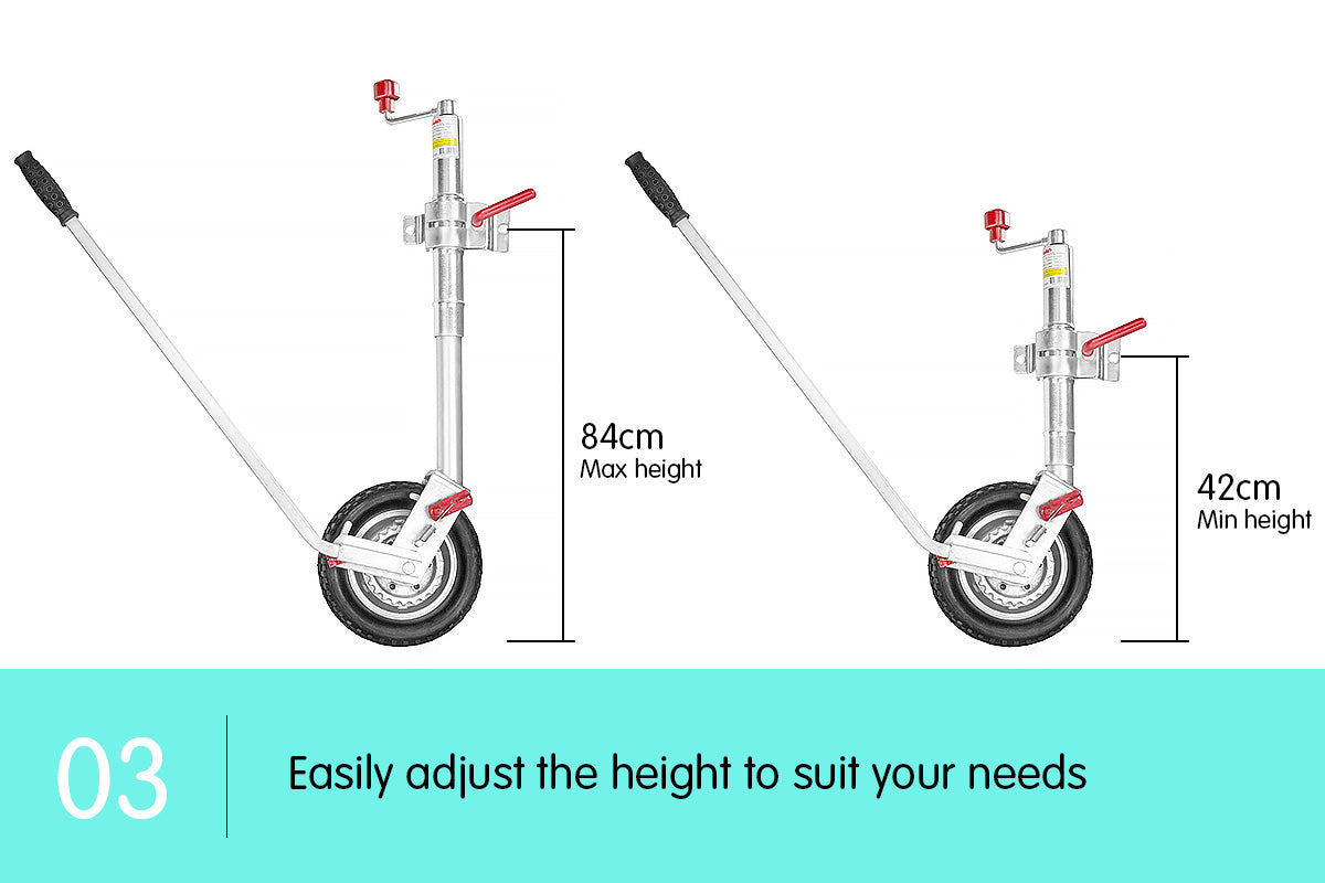 Alko 10 inch Trailer Boat Jockey Wheel