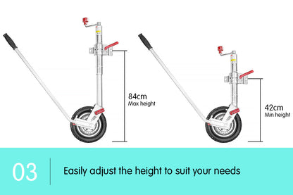 Alko 10 inch Trailer Boat Jockey Wheel