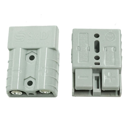 10X Anderson Style Plug Connector 50Amp Caravan Solar 6Awg Grey