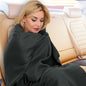 Heated electric car blanket -black