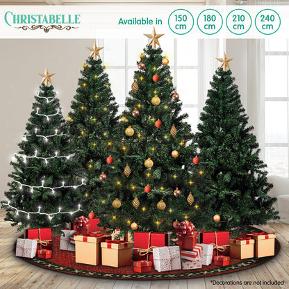 Christabelle Green Artificial Christmas Tree 2.4M - 1500 Tips