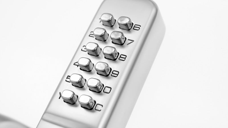 Push Button Digital Combination Security Door Lock