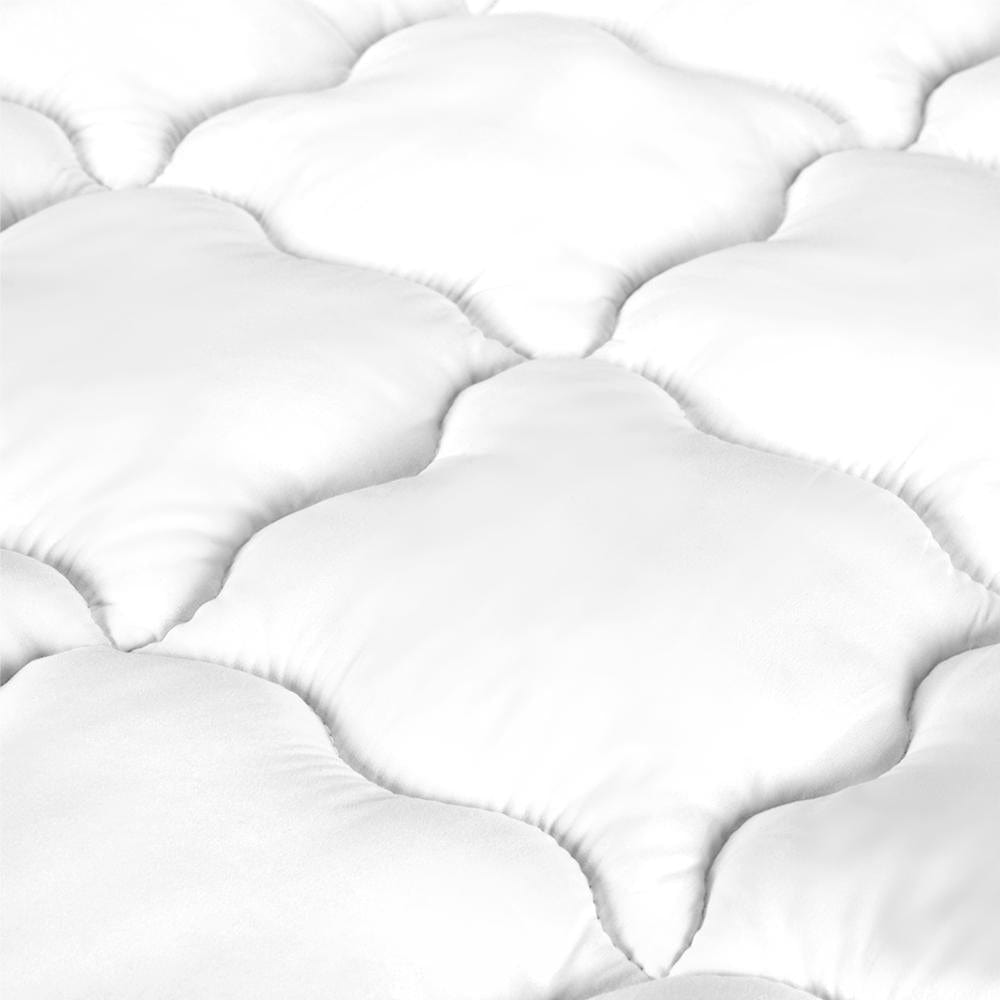 Enhance Your Sleep with our Single-Size Microfibre Pillowtop Mattress Protector Cover-Single\King Single